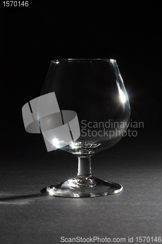 Image of Single empty glass