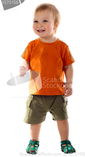 Image of Little boy isolated