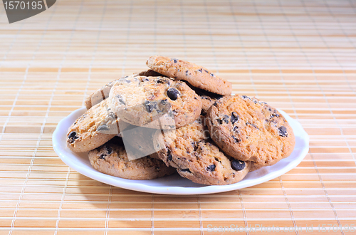 Image of Sweet cookies at the plate