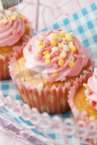 Image of Pink muffins