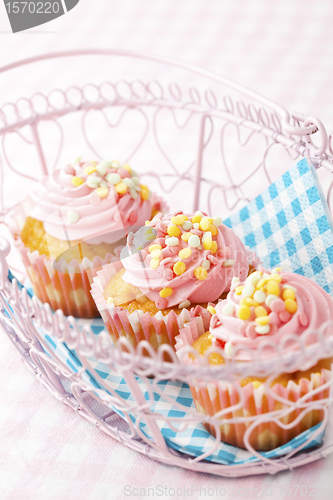 Image of Pink muffins