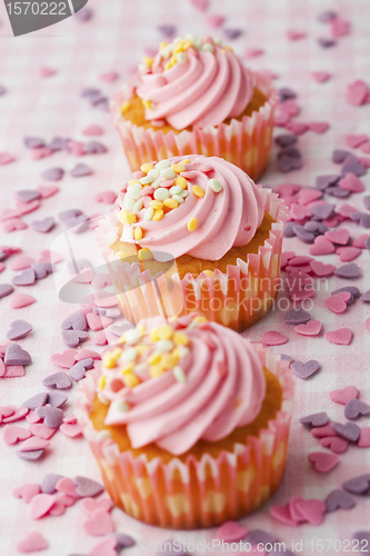 Image of Pink muffins