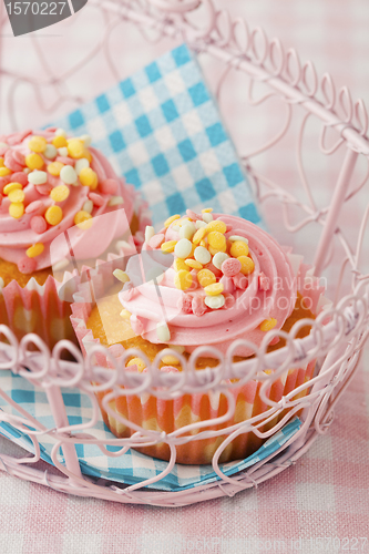 Image of Pink muffins