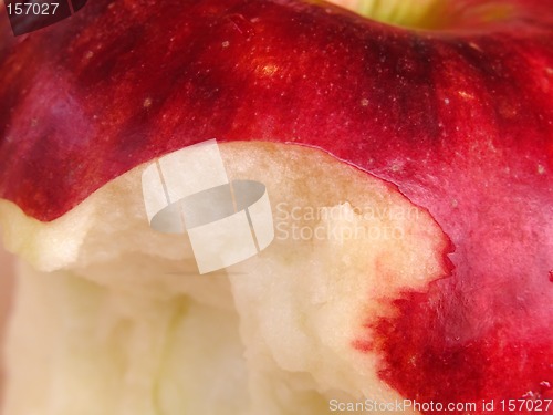 Image of Apple with a bite missing