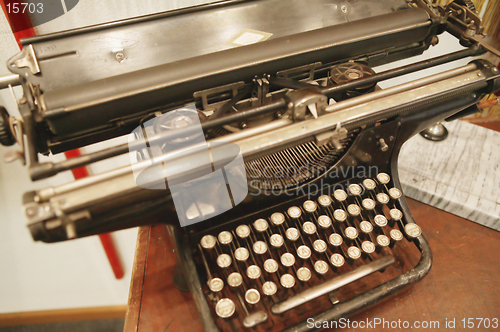 Image of Old printing press