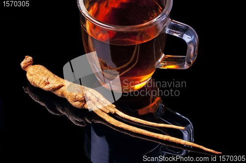 Image of ginseng tea