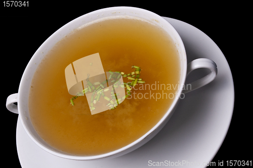 Image of chicken broth