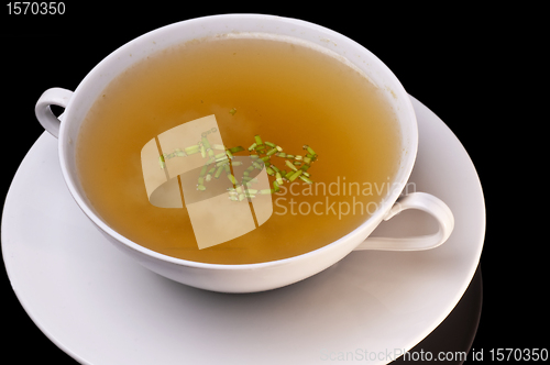 Image of chicken broth