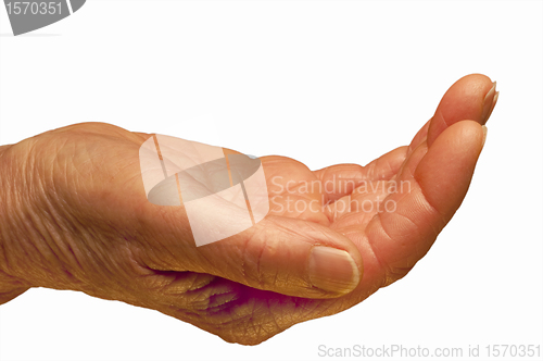 Image of beggar hand