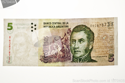 Image of  money of Argentina