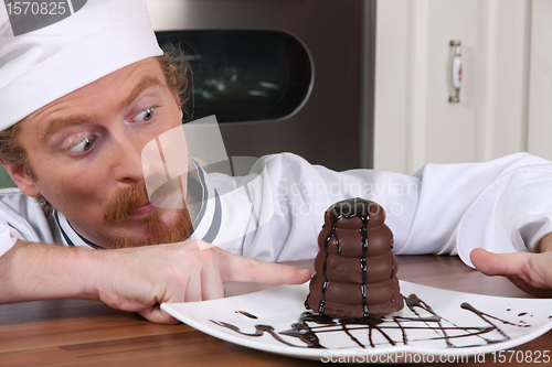 Image of Funny young chef