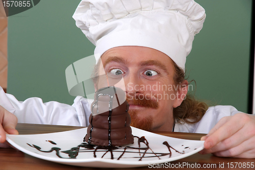 Image of Funny young chef