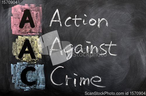 Image of Acronym of AAC for Action against Crime