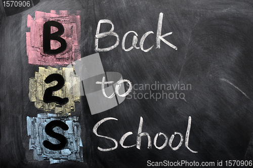 Image of Acronym of B2S - Back to School