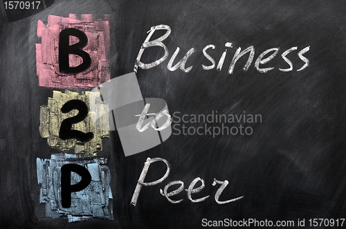 Image of Acronym of B2P - Business to Peer