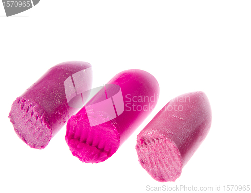 Image of scraps of lipstick