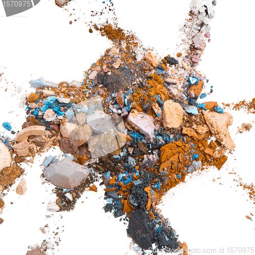 Image of crushed eyeshadows