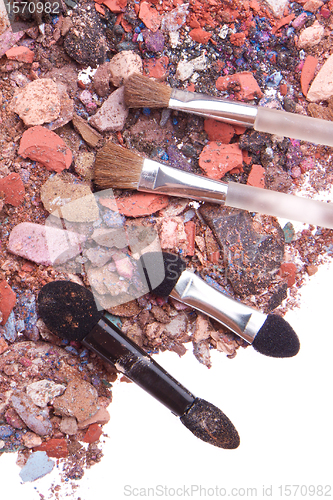 Image of crushed eyeshadows