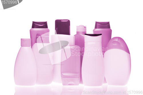 Image of cosmetic bottles