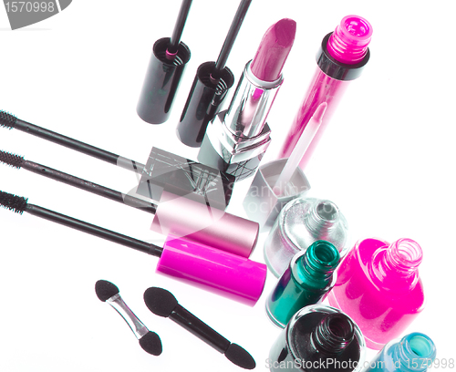 Image of cosmetic makeup products