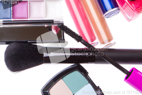 Image of set of cosmetic products