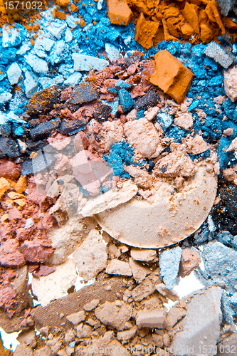 Image of crushed eyeshadows