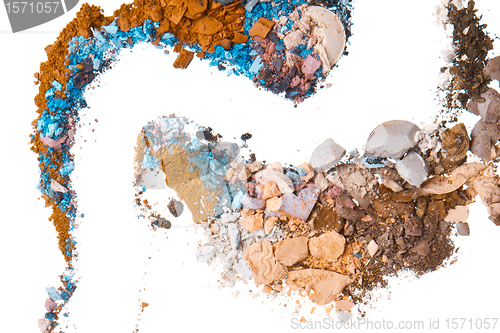 Image of crushed eyeshadows