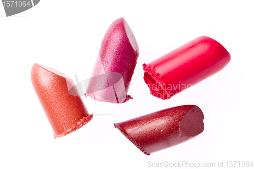 Image of scraps of lipstick