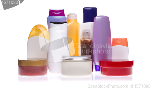Image of cosmetic bottles
