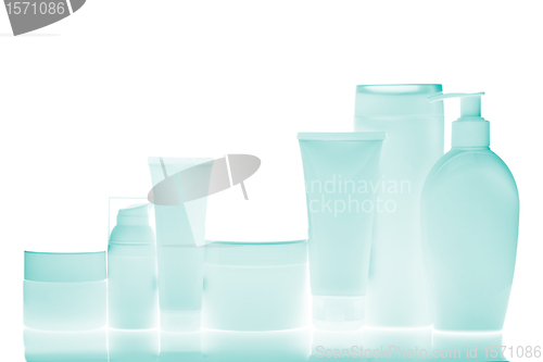 Image of cosmetic bottles