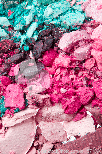 Image of crushed eyeshadows