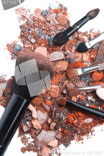 Image of crushed eyeshadows