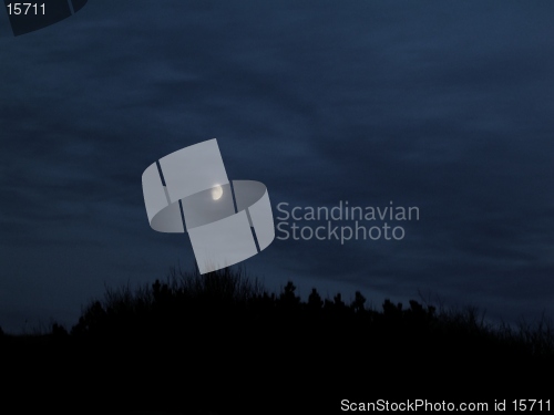 Image of A glowing moon