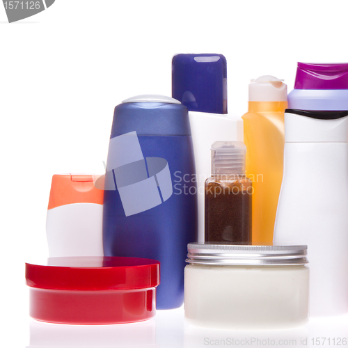 Image of cosmetic bottles