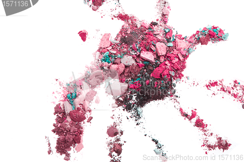 Image of crushed eyeshadows