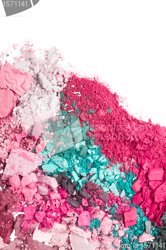 Image of crushed eyeshadows