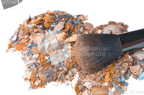 Image of crushed eyeshadows