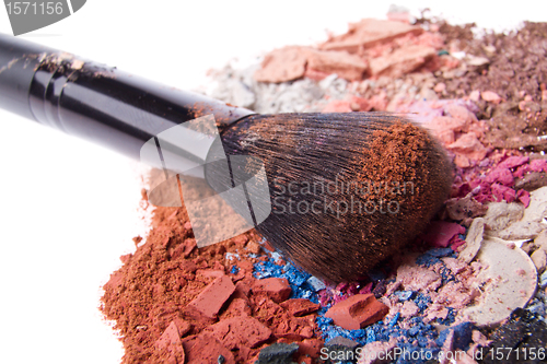 Image of set of crushed eyeshadows