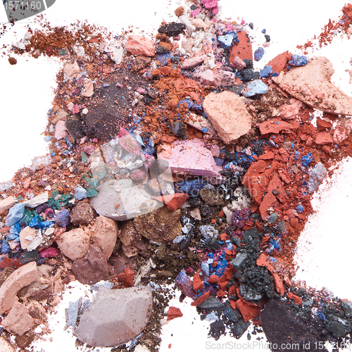 Image of crushed eyeshadows