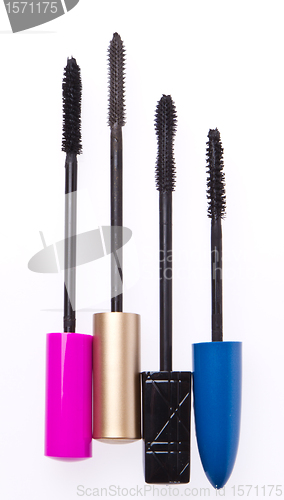 Image of mascara set isolated