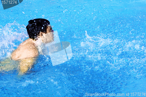 Image of young swimmer