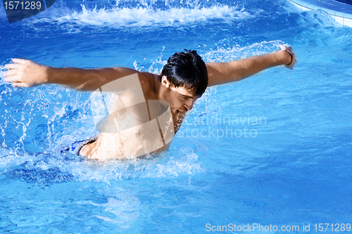 Image of butterfly swimmer