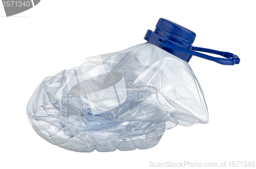 Image of Squashed plastic bottle