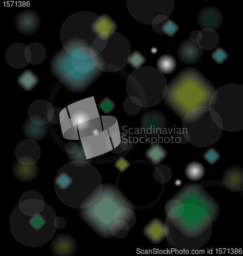 Image of abstract background with transparent geometric shapes
