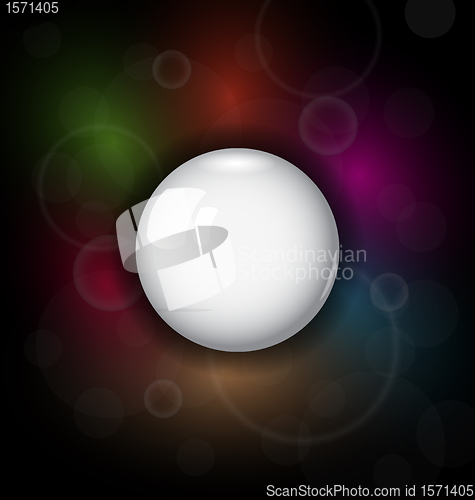 Image of speech bubble on dark background 