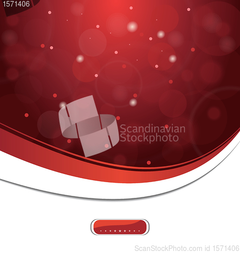 Image of abstract background with transparent circkles and emblem
