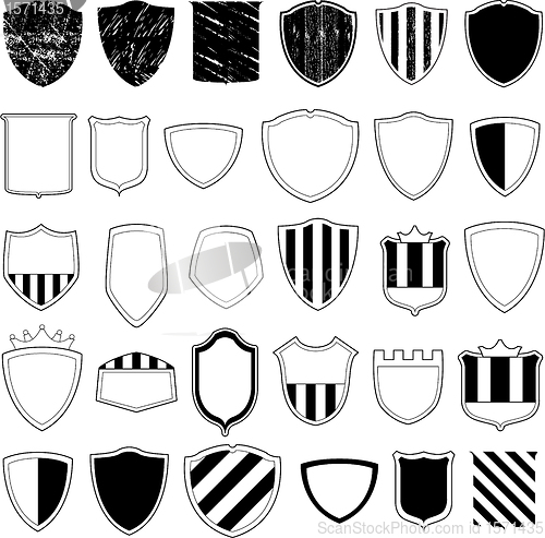 Image of Vector shields collection