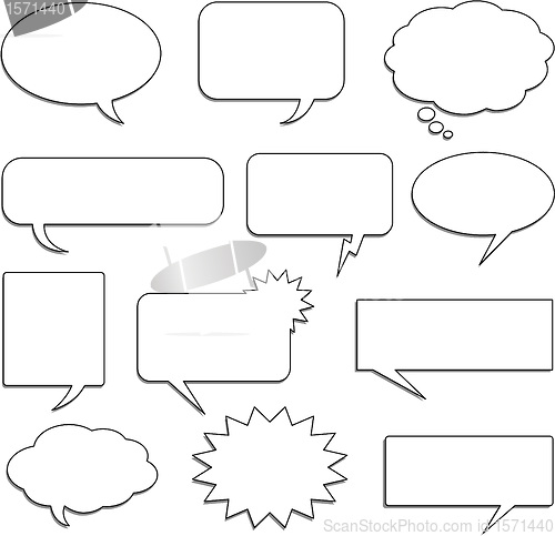 Image of comic speech bubbles