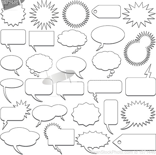 Image of comic speech bubbles