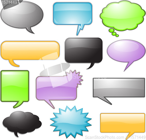 Image of comic speech bubbles